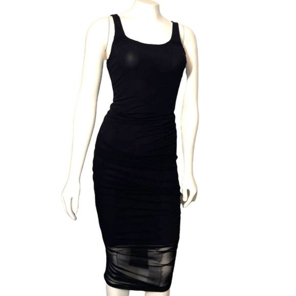 2000s Jean Paul Gaultier SOLEIL Vintage black sheer dress XS - Picture 3 of 11